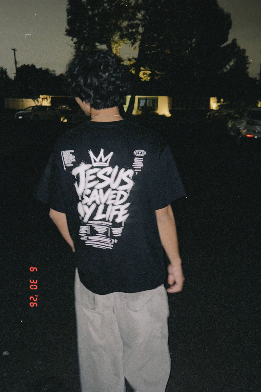 Jesus Saved My Life Oversized Tee