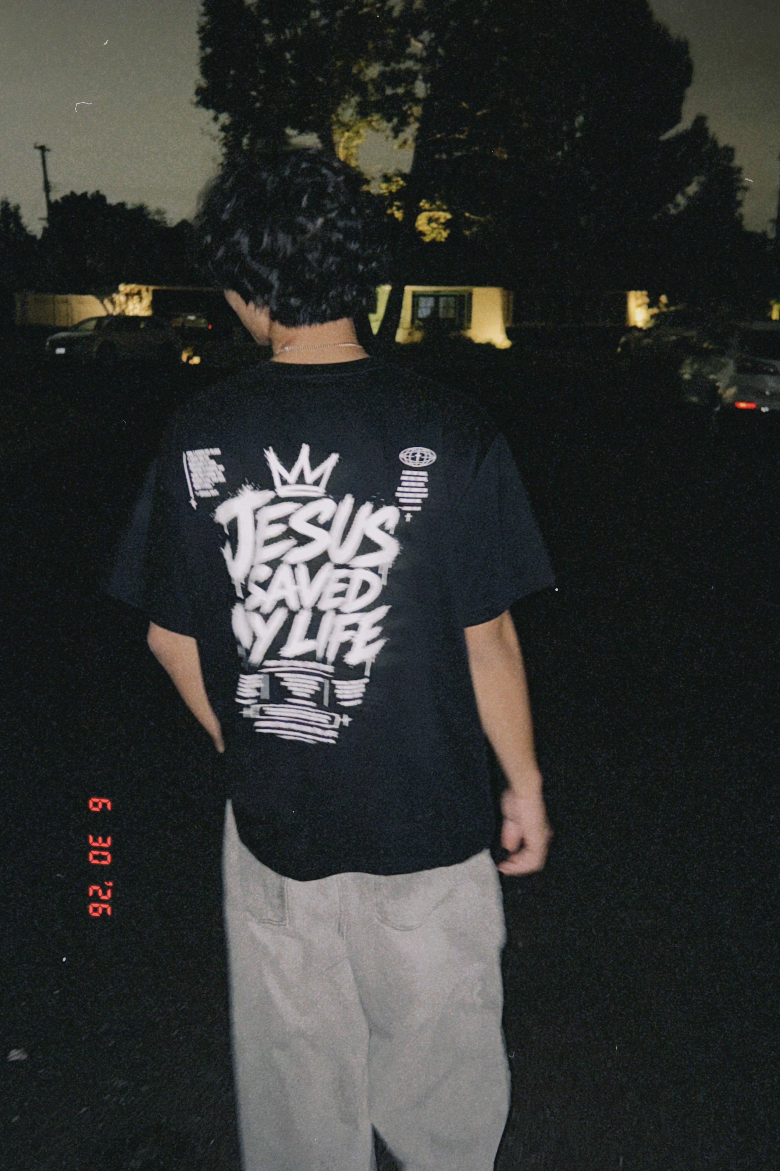 Jesus Saved My Life Oversized Tee