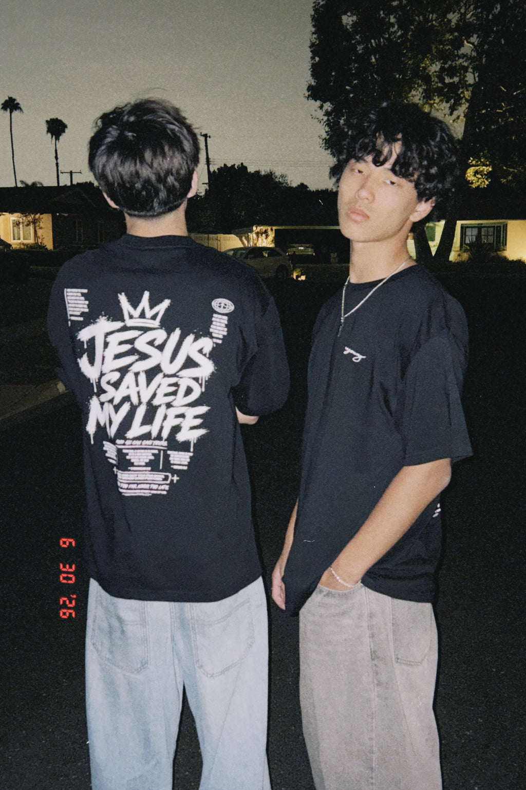 Jesus Saved My Life Oversized Tee