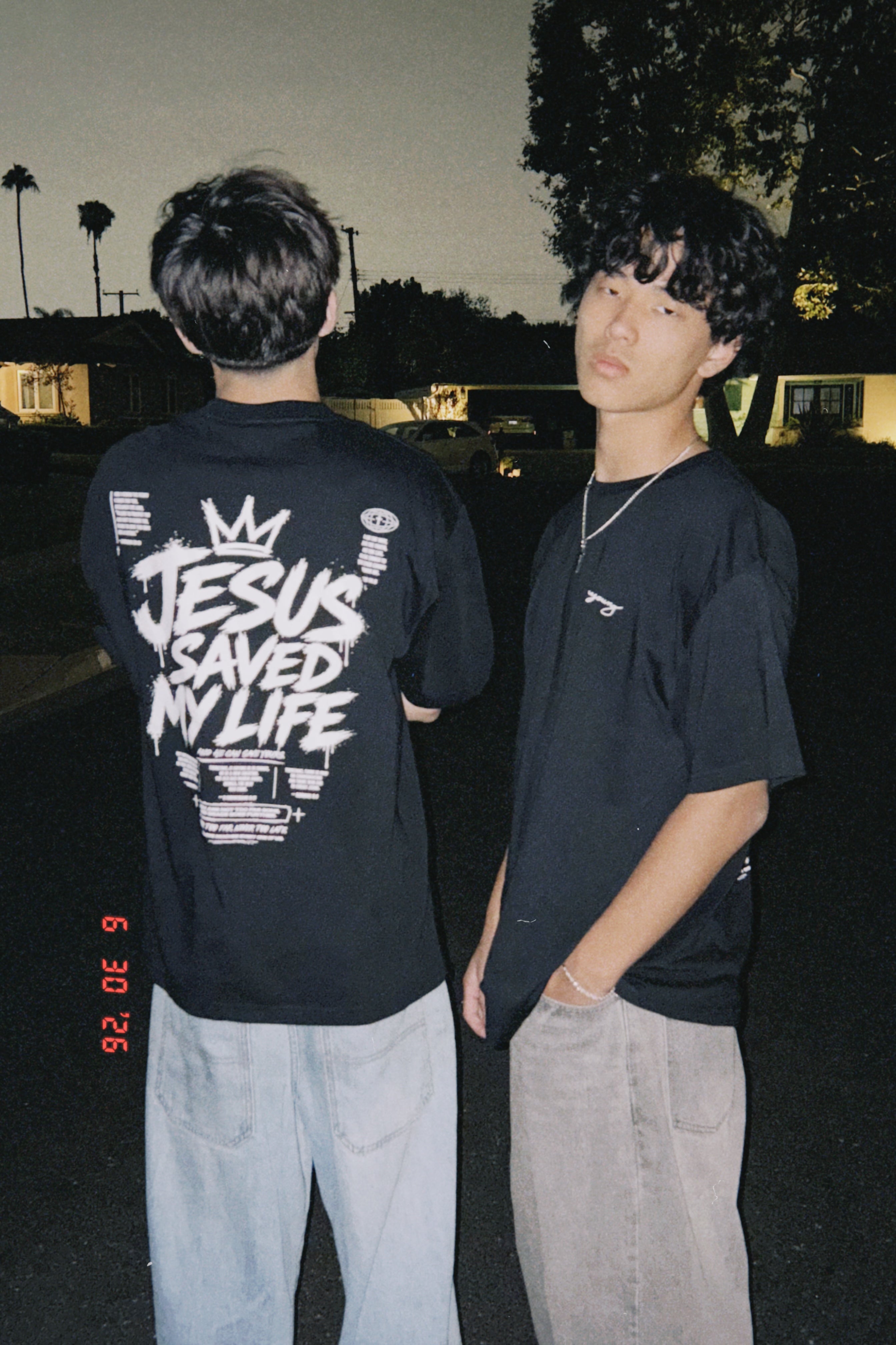 Jesus Saved My Life Oversized Tee