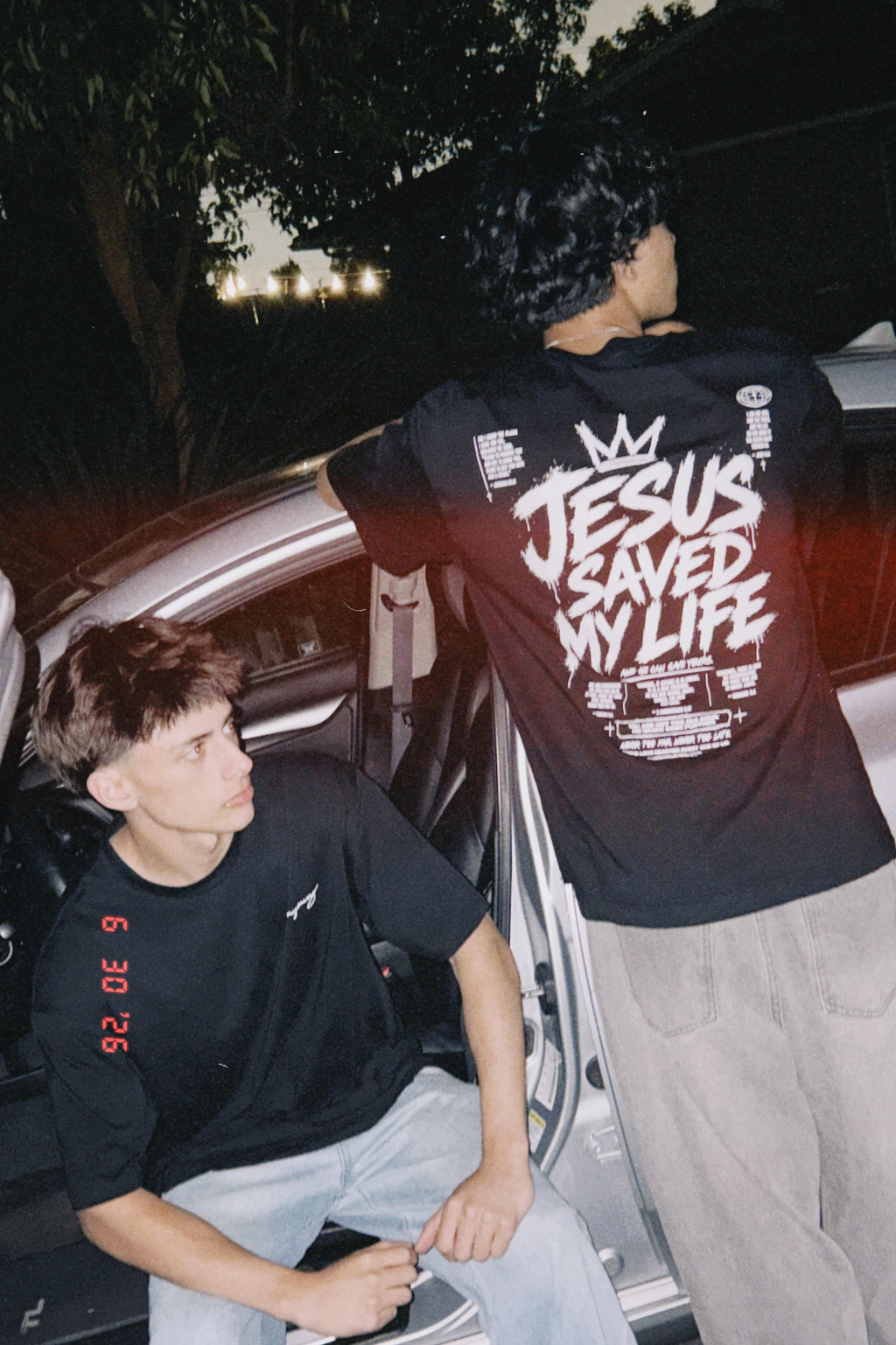 Jesus Saved My Life Oversized Tee