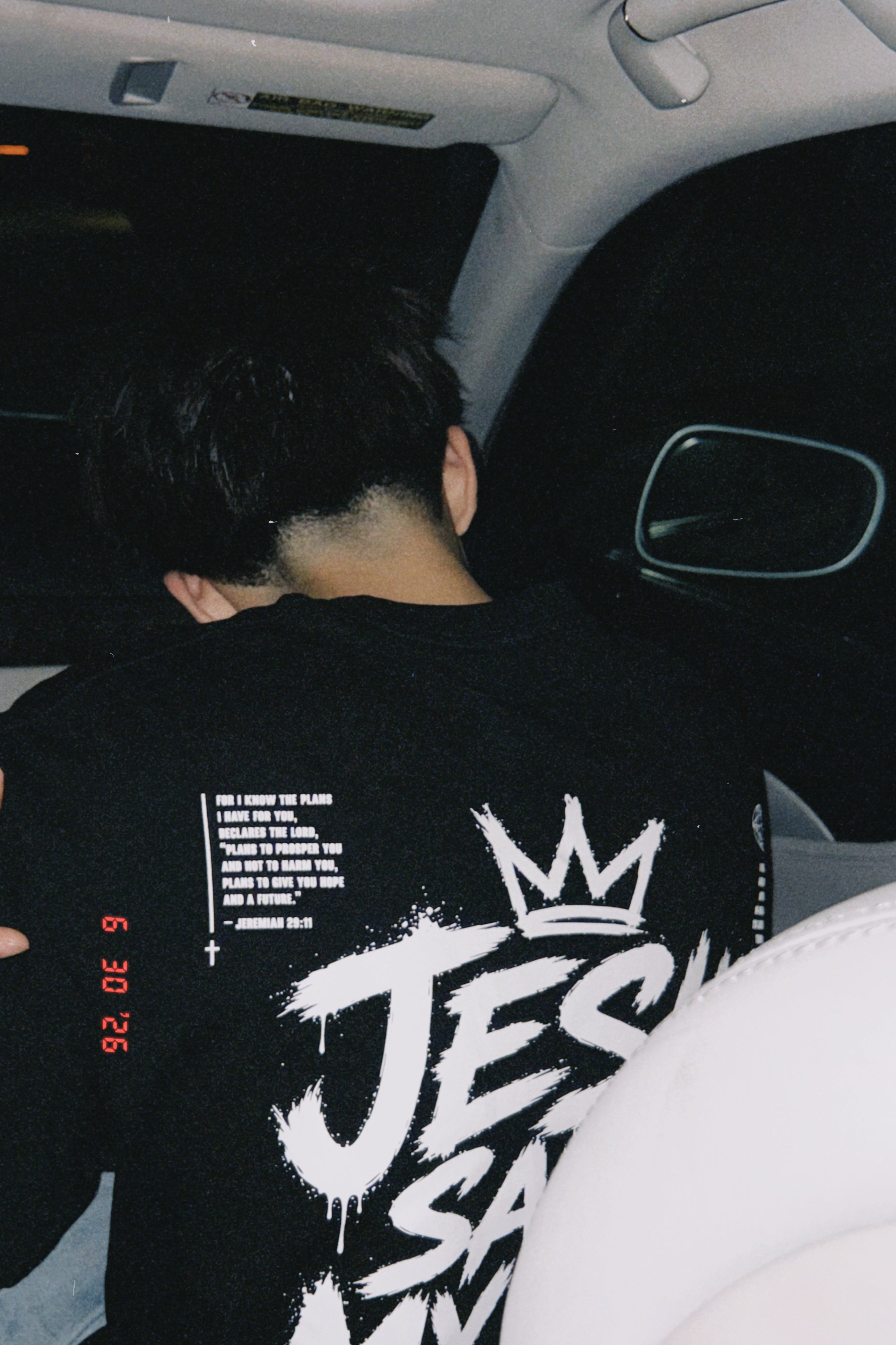 Jesus Saved My Life Oversized Tee
